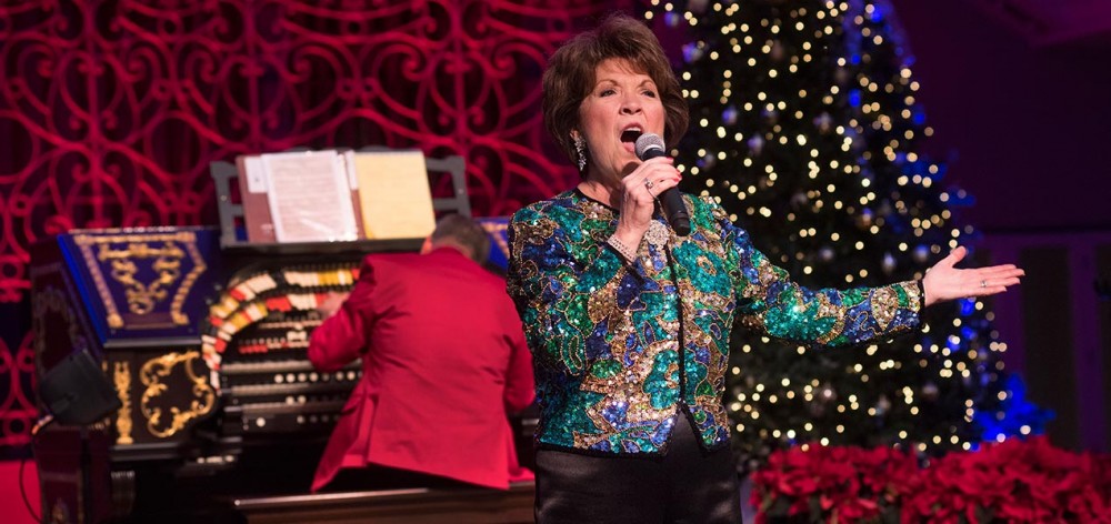 The amazing Nancy James performed favorite songs from the Holiday songbook.