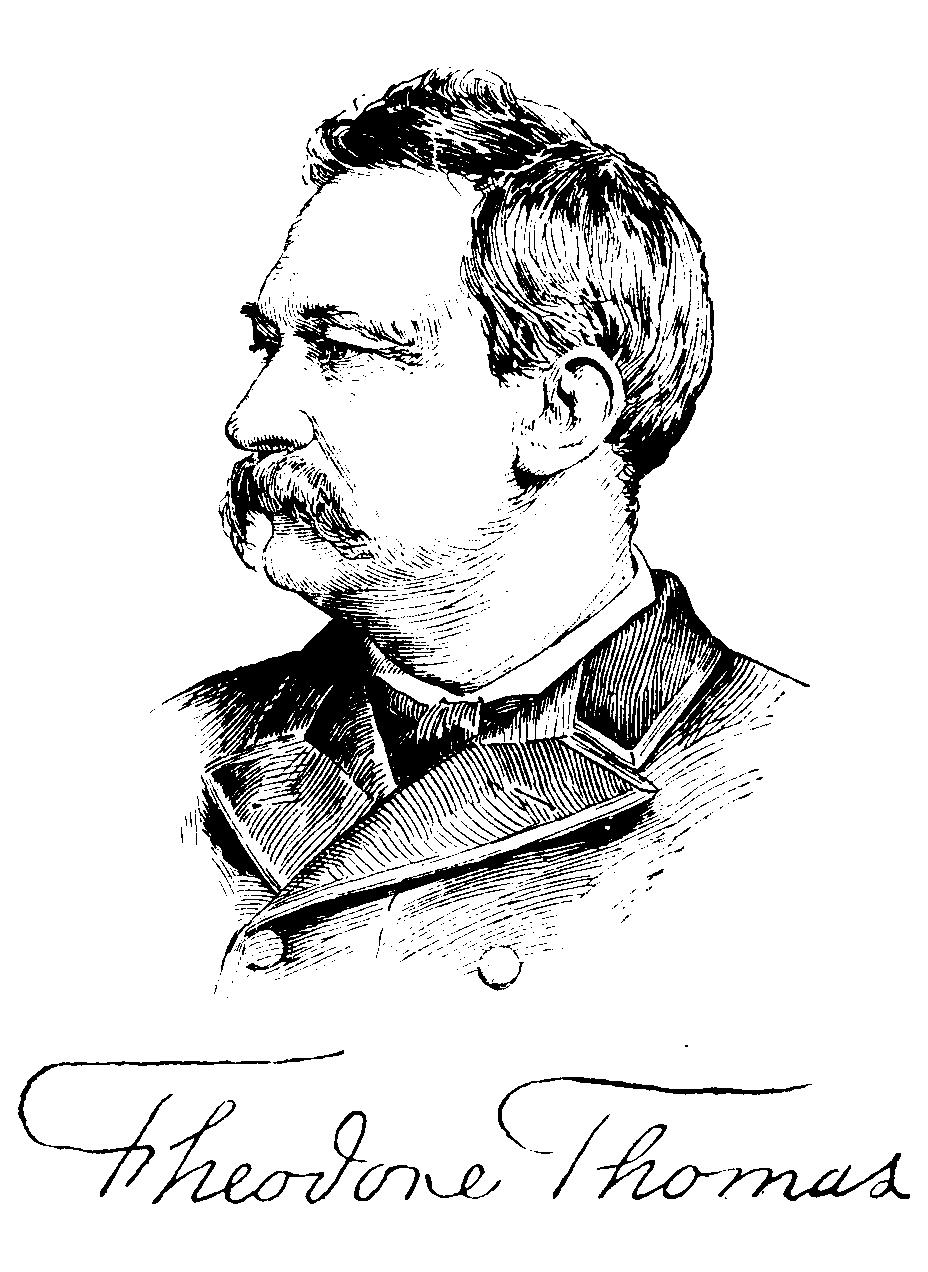 Sketch of Maestro Thomas
