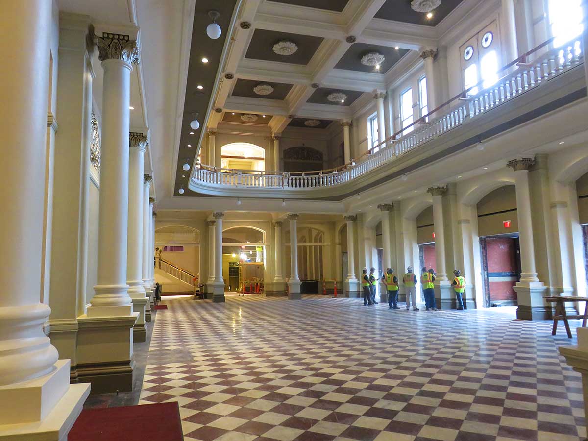 Music Hall Foyer - almost ready