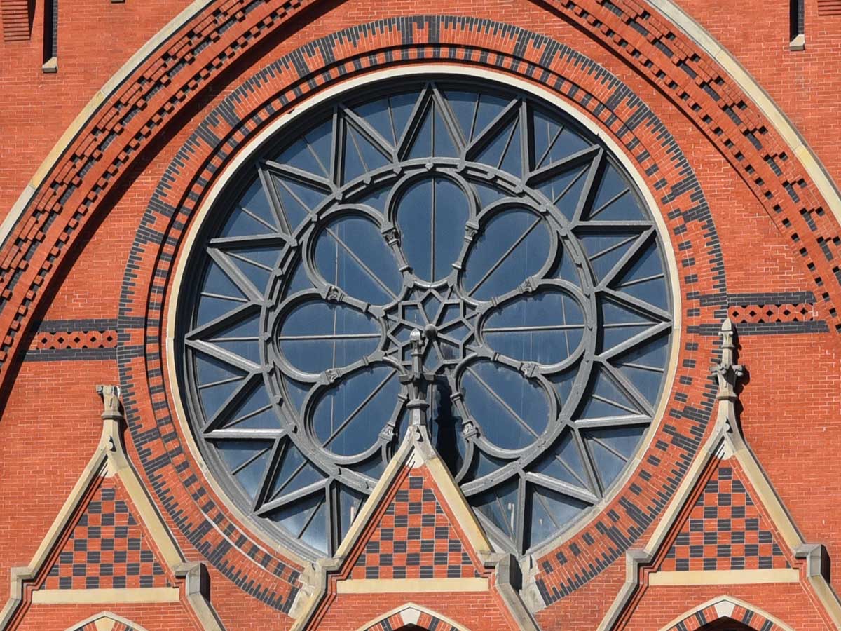 Music Hall's Rose Window today