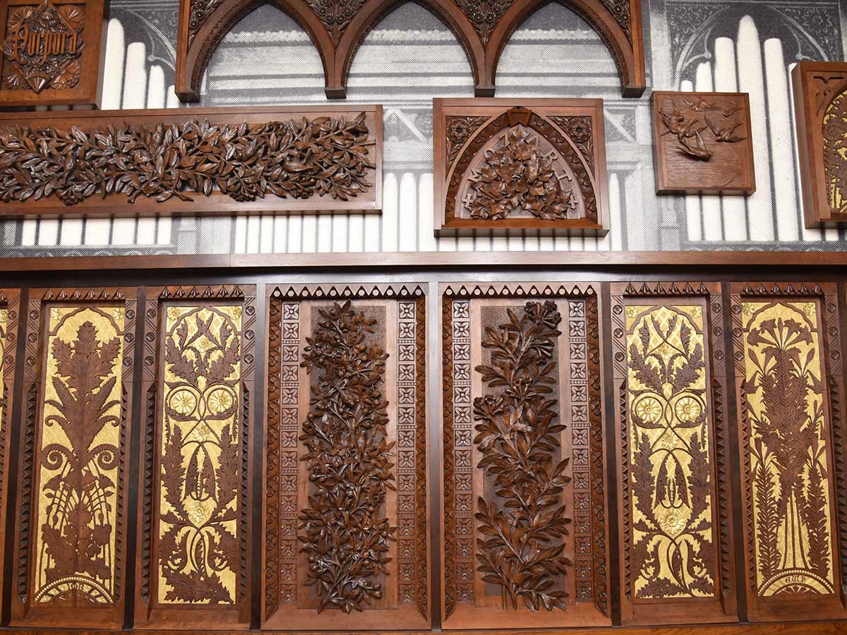 art-carved panels