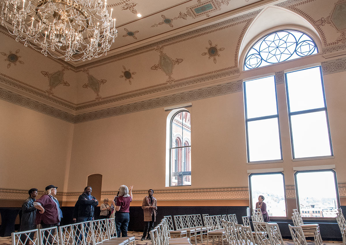 SPMH Tour in Corbett Tower, Cincinnati Music Hall