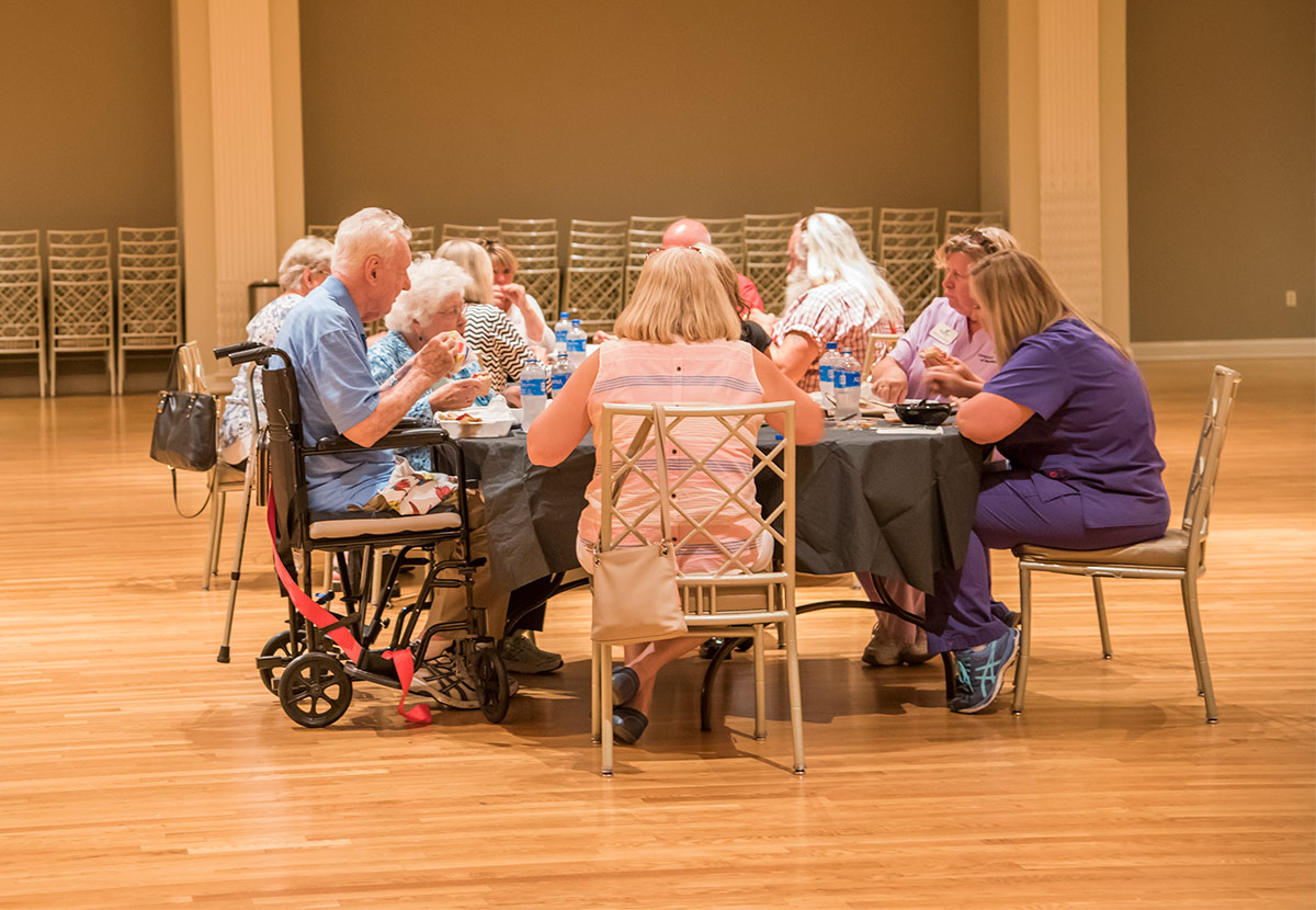 Hospice Care of Middletown arranged for lunch for their staff and volunteers