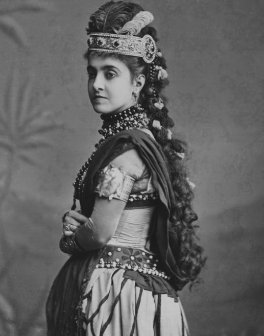 Adelina Patti in Aida, 1895, Covent Garden