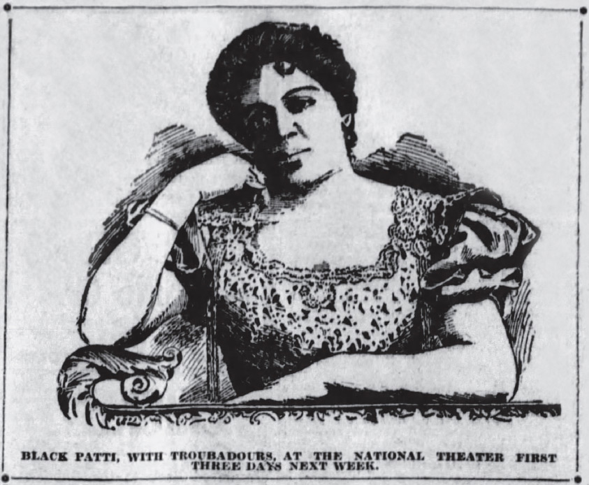 Sept. 10, 1904 Black Patti Troubadours. Dayton National Theater Ad in Dayton Daily News pg. 4.