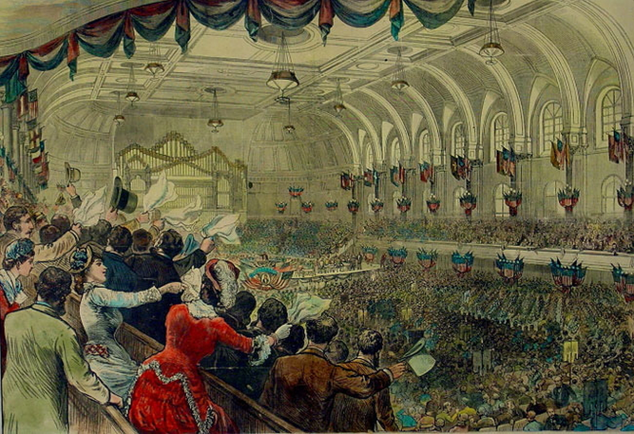 1880 Democratic Convention in Music Hall