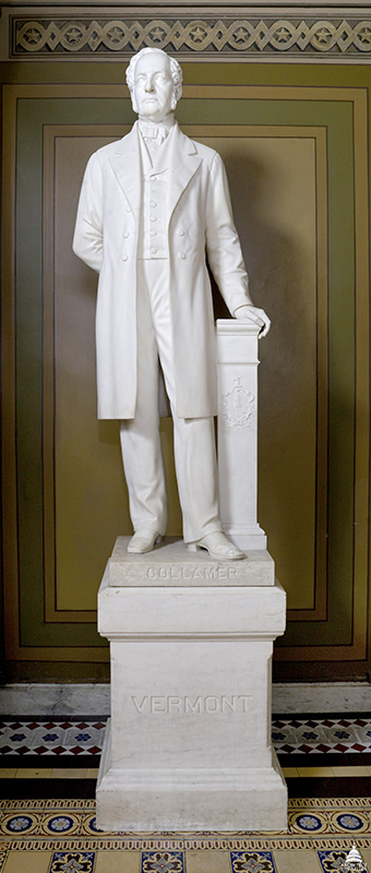 Preston Powers' sculpture of Vermont Senator Jacob Collamer