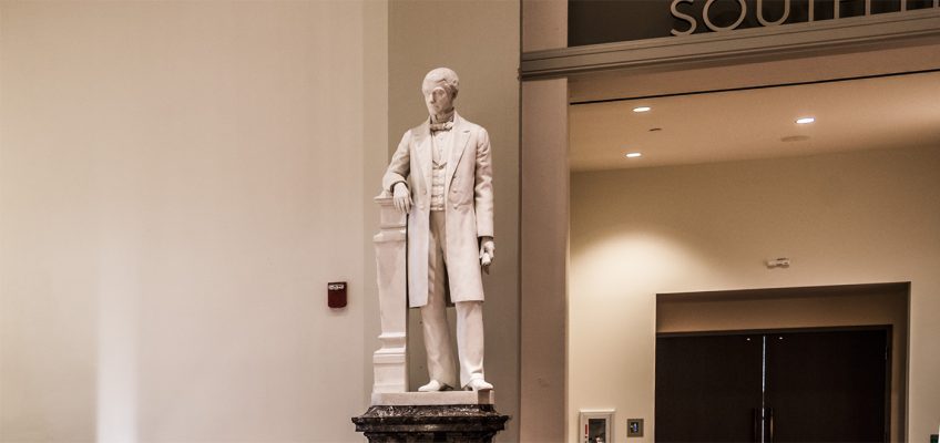Statue of Reuben R. Springer in Cincinnati Music Hall