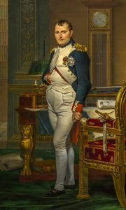 The Emperor Napoleon in his Study at the Tuileries by Jacques Louis David