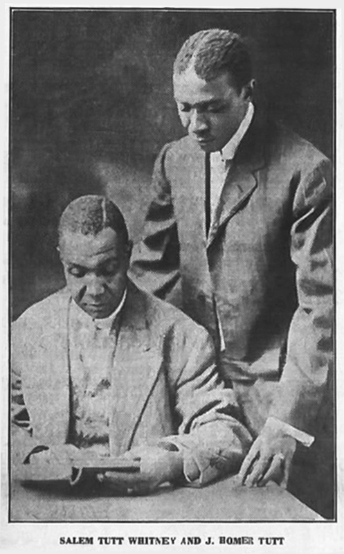 Salem Tutt Whitney (c.1869-1934) and J. Homer Tutt (1882-1951), The New York Age, June 21, 1917, p. 6