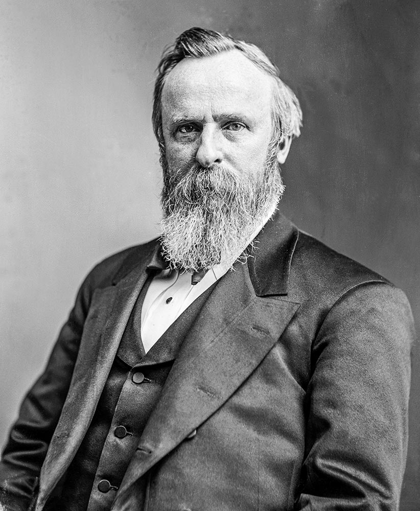 Portrait of Rutherford B. Hayes, 19th President of the U.S., 1877-1881