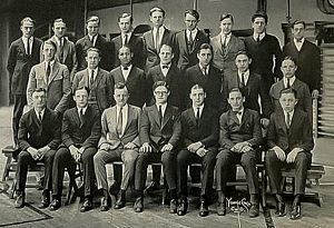 Woodward High School Football Team Seniors, 1924. Courtesy Archives & Rare Books Library, University of Cincinnati.