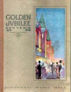 Cover of the Souvenir Book for th e1928 Golden Jubilee