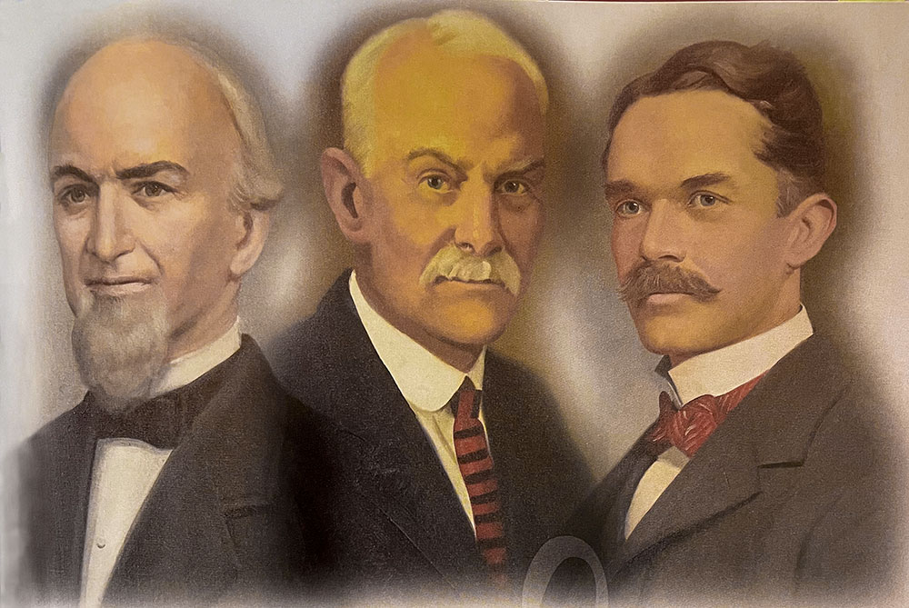 Left to right: Charles, Walter and Louis Aiken.