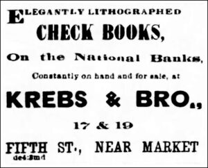 Krebs & Bro. Ad, Pittsburgh Daily Post, Dec. 19, 1866, p.3.