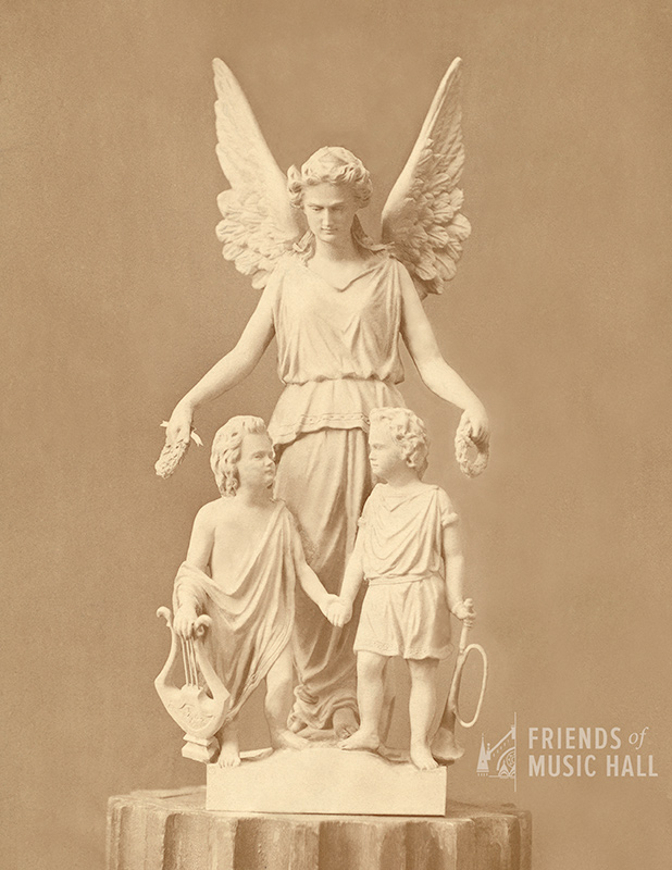 Modello of Angel of Music Statue, Donated to FMH Archives by Philip D. Spiess II
