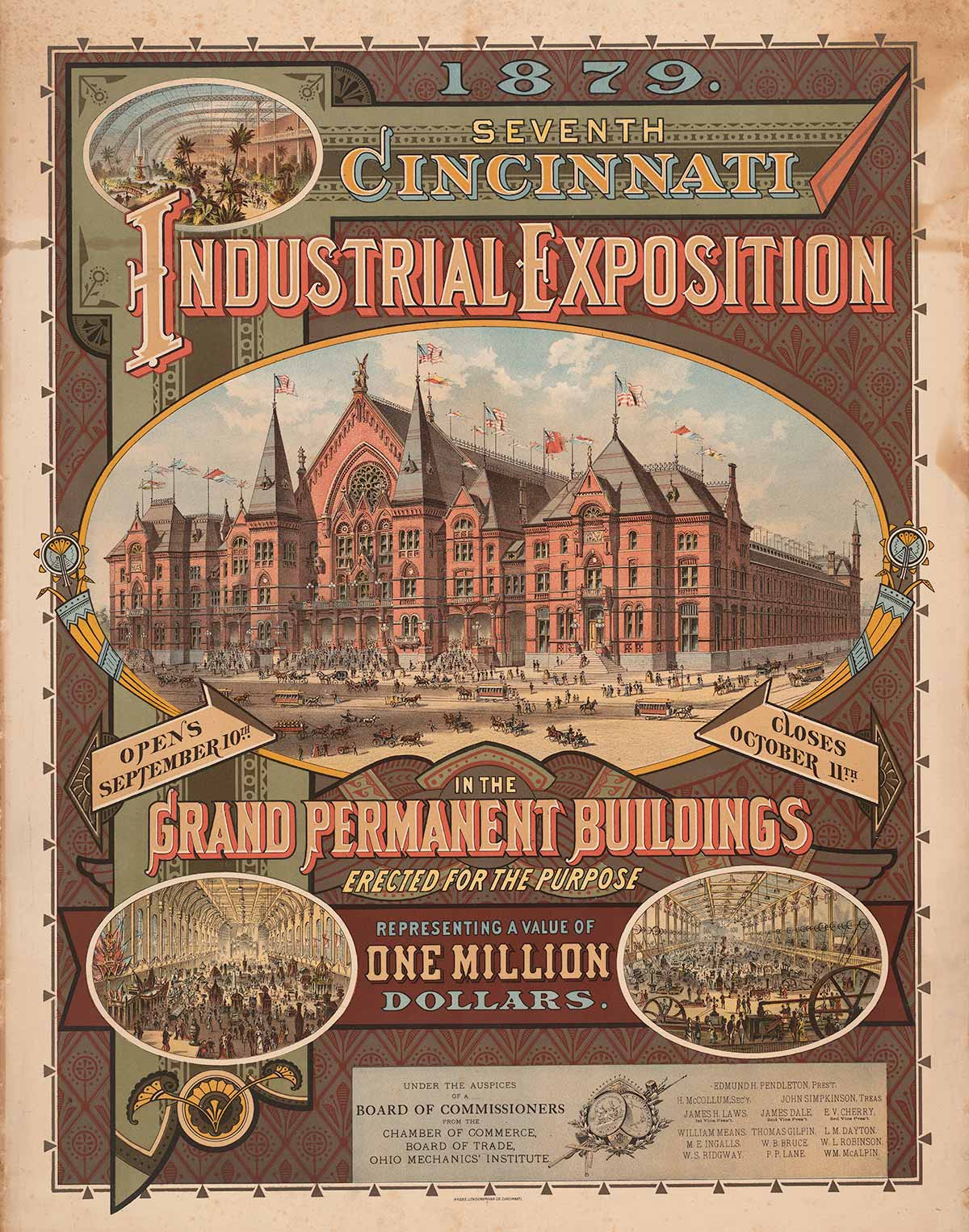 Reproduction of the 1879 Industrial Exposition Poster