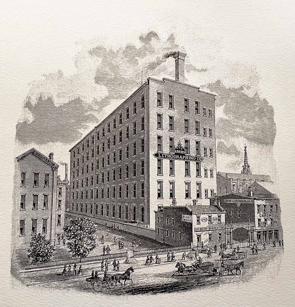 The Krebs Lithographing Co. Engraving, Lithography in Cincinnati, Klein.