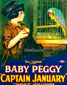Captain January Poster with Baby Peggy