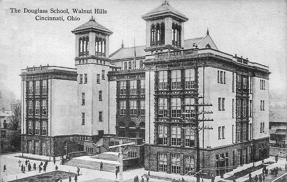 postcard of Frederick Douglass Elementary School.