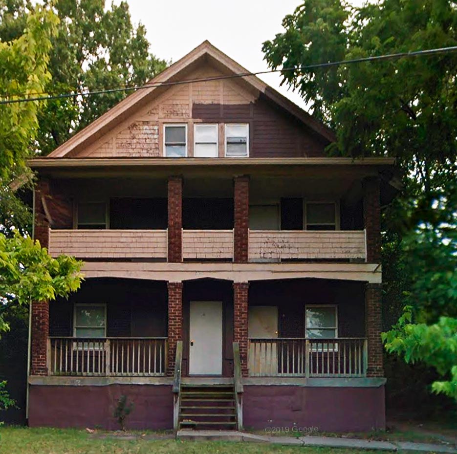 Helen and Charles N. King Home, 3042 Bathgate Street, Razed, 2019 Google Maps