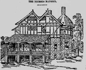 An illustration of Maria Longworth Nichols' second home addition to “Graystone Mansion”, Enquirer, June 14, 1885