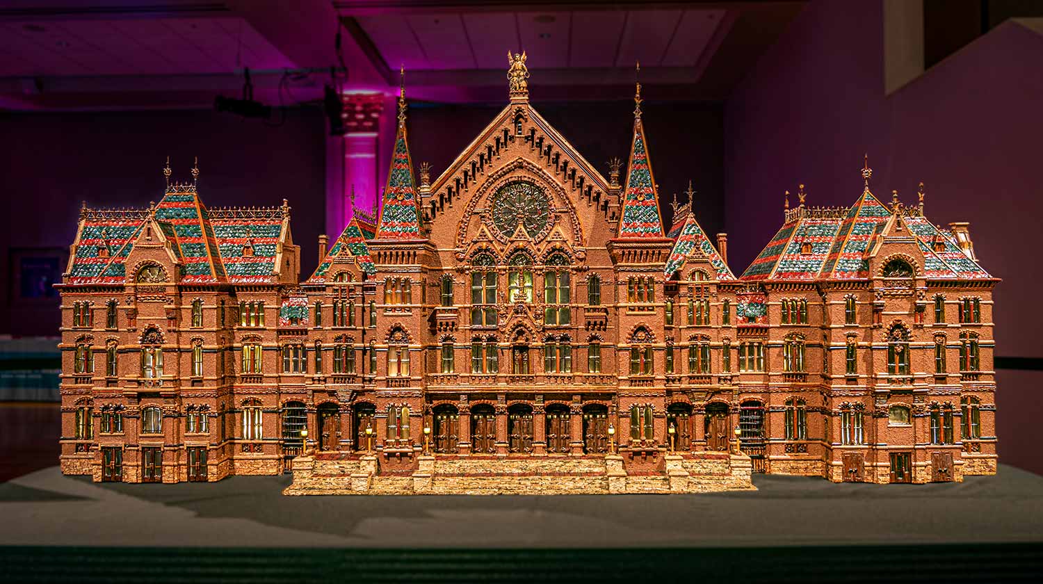 Photo of the Botanical model of Cincinnati Music Hall.