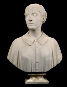 Bust of Elizabeth Gibson Powers (1857) by Preston Powers, Smithsonian American Art Museum.