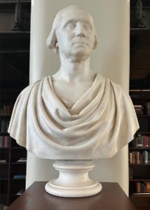 Bust of George Washington (1844) by Hiram Powers, Mercantile Library, Cincinnati, OH.