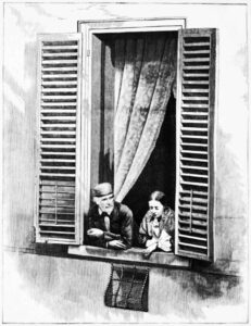 The Late Hiram Powers and His Wife, Florence, Italy, Harper’s Weekly, July 19, 1878, p. 620.