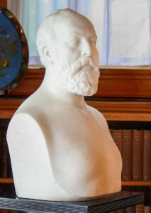 Bust of James A. Garfield (1883) by Preston Powers, James A. Garfield National Historic Site, Mentor, OH.