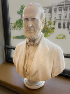 Bust of John Greenleaf Whittier (1874), Courtesy of the Trustees of the Haverhill Public Library MA, Special Collections Department.