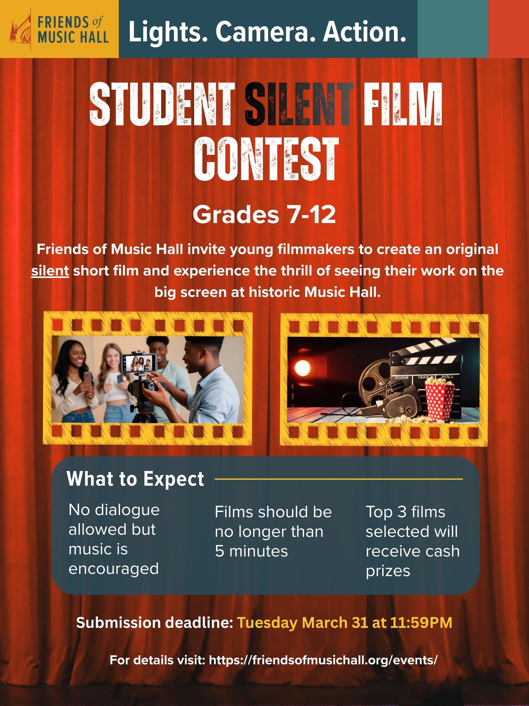 2026 Silent Film Contest Flyer