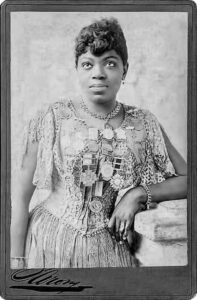 Madame Sissieretta Jones, c.1889, Cabinet Card by Napoleon Sarony, NYC.