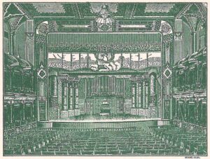 Interior, Odeon Theater, College of Music of Cincinnati