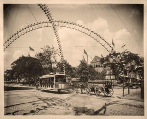 1888 Expo, Park Hall, cor. 12th & Elm Streets.